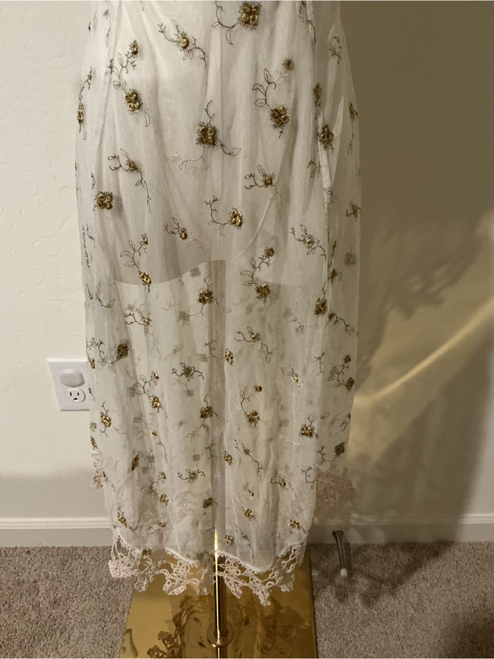 Intimately Free People floral midi sheer dress - Picture 4 of 9